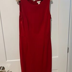 Red sleeveless dress, Chico, size .5